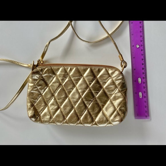 Gold Crossbody Purse - Picture 4 of 5